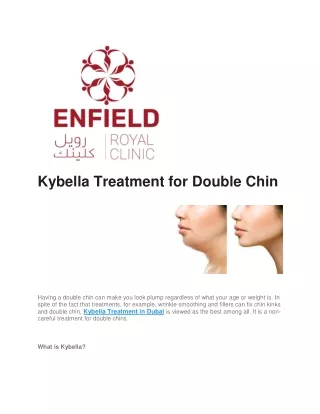 kybella treatment for double chin
