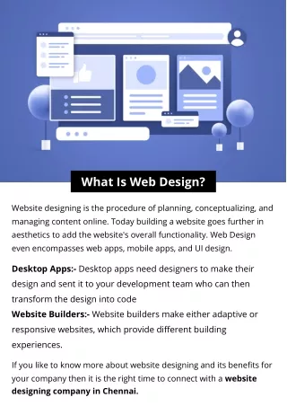 what is web design