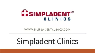 Best Dental Clinic in India -  Simpladent