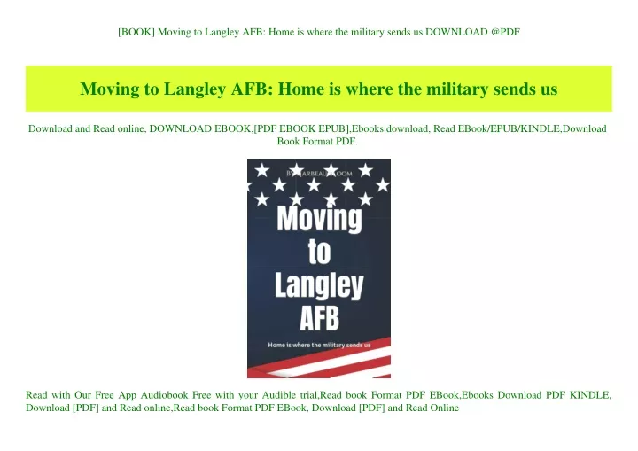 book moving to langley afb home is where