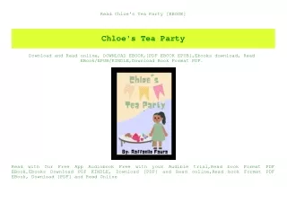 Read Chloe's Tea Party [EBOOK]