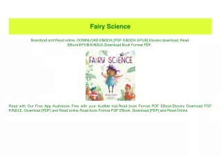(READ-PDF!) Fairy Science 'Full_Pages'