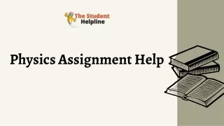 Get Physics Assignment Help With Top Experts