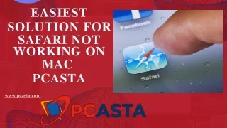 Easiest Solution for Safari Not Working on Mac – PCASTA