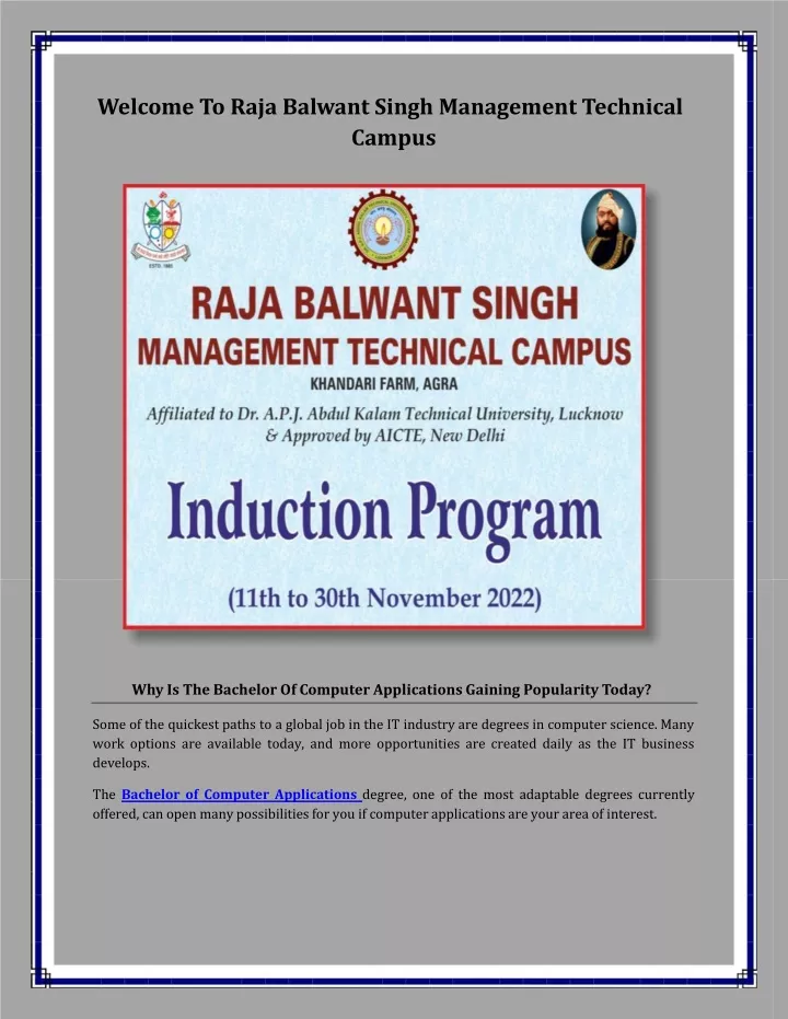 welcome to raja balwant singh management