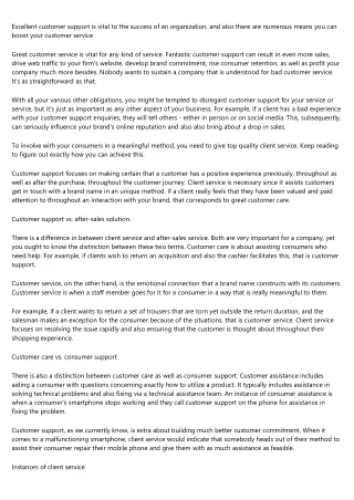 Customer Service: What it is as well as why it matters