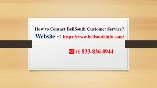 how to contact bellsouth customer service website