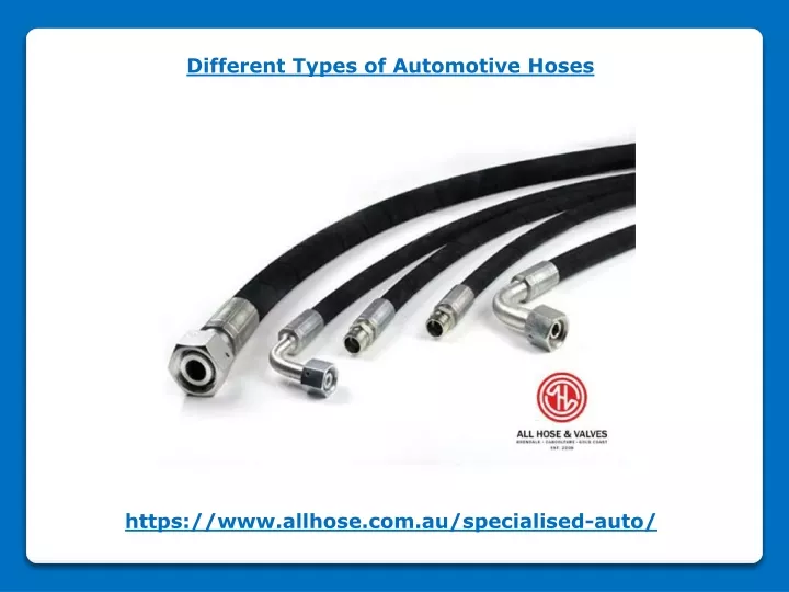 different types of automotive hoses