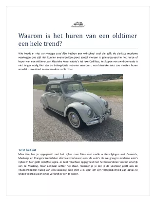 trouwauto Twente,