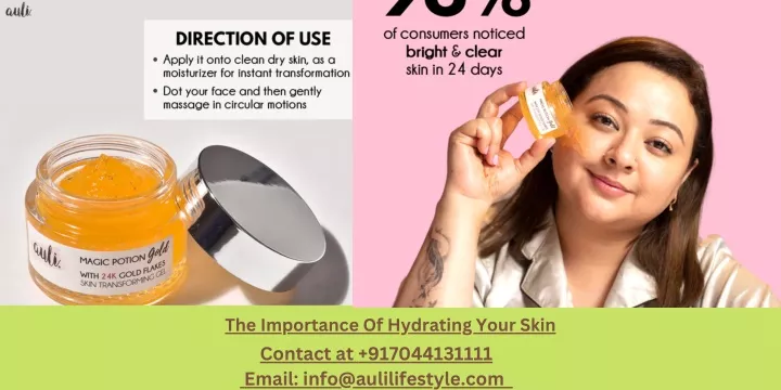 the importance of hydrating your skin
