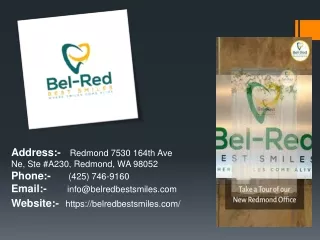 Dentist in Bellevue Wa 98007 |Bel-Red Best Smiles