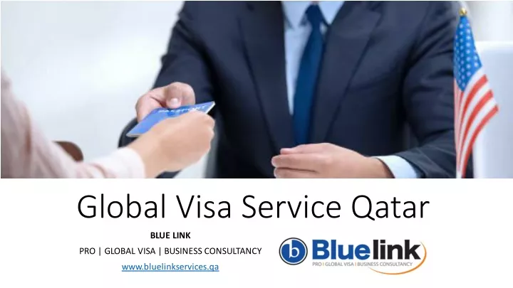 global visa service qatar blue link pro global