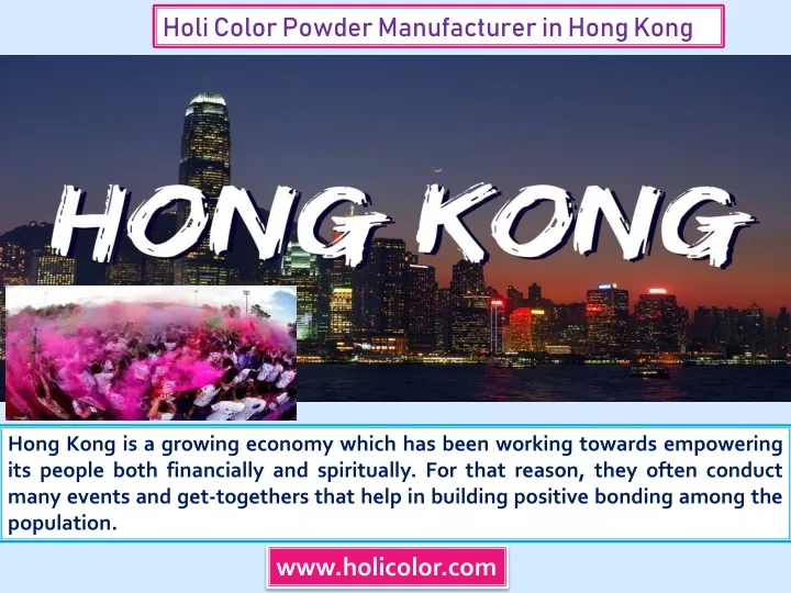 holi color powder manufacturer in hong kong