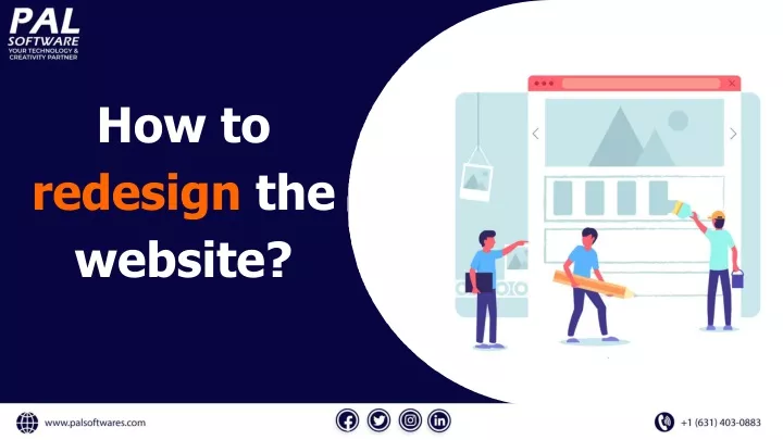 how to redesign the website