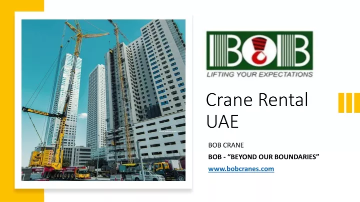 crane rental uae