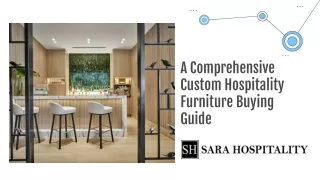 A Comprehensive Custom Hospitality Furniture Buying Guide