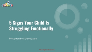5 Signs Your Child Is Struggling Emotionally