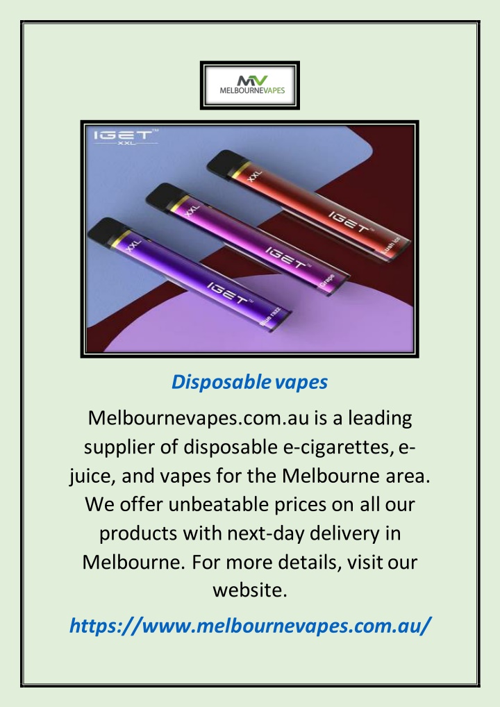 disposable vapes