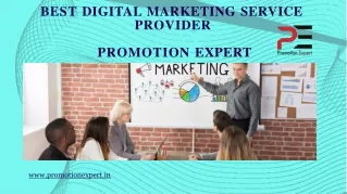 Best Digital Marketing Service Provider - Promotion Expert