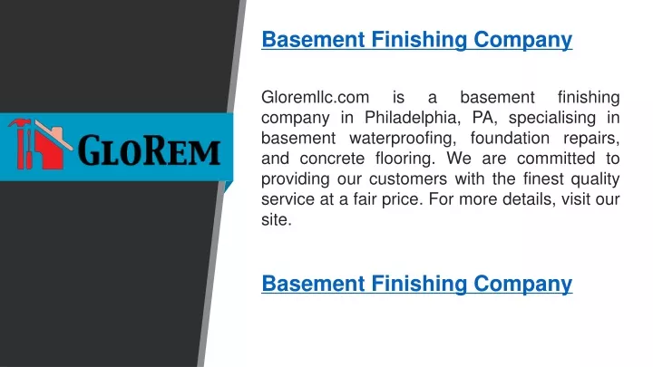 basement finishing company