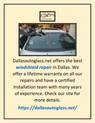 Windshield Repair | Dallasautoglass.net