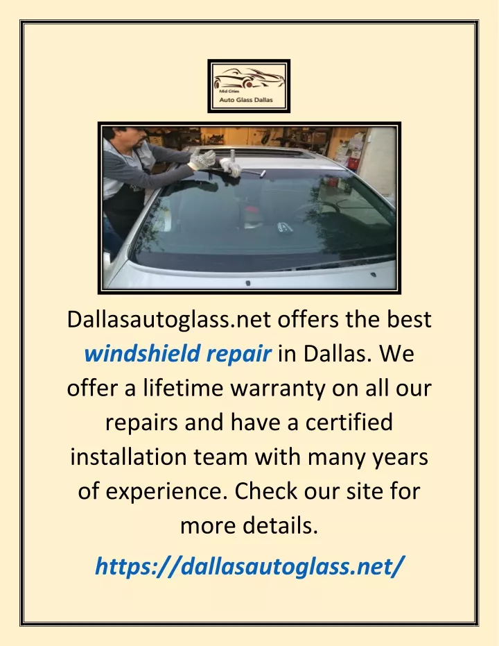 dallasautoglass net offers the best windshield