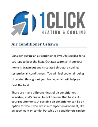 Air Conditioner Oshawa