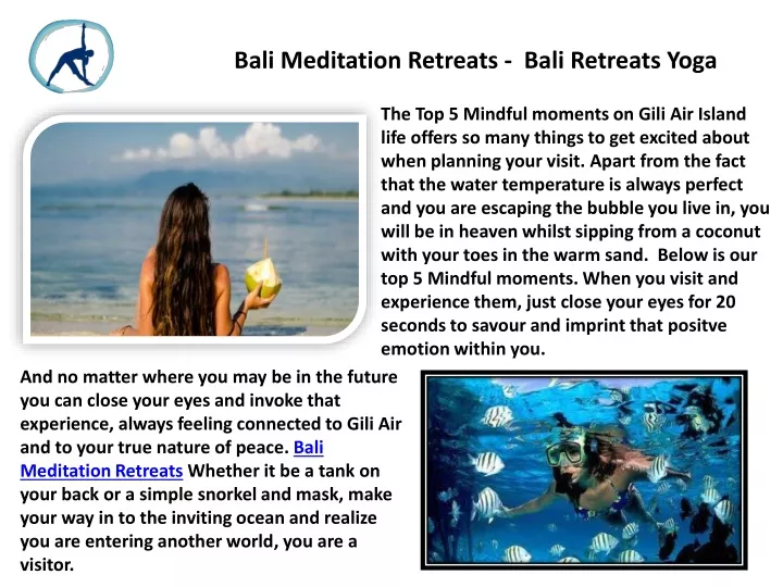 bali meditation retreats bali retreats yoga