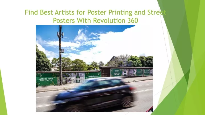 find best artists for poster printing and street posters with revolution 360