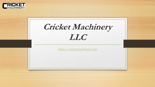 cricket machinery llc