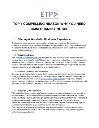 top 5 compelling reason why you need