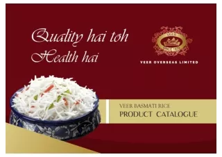 Veer Overseas Best Basmati Rice In India