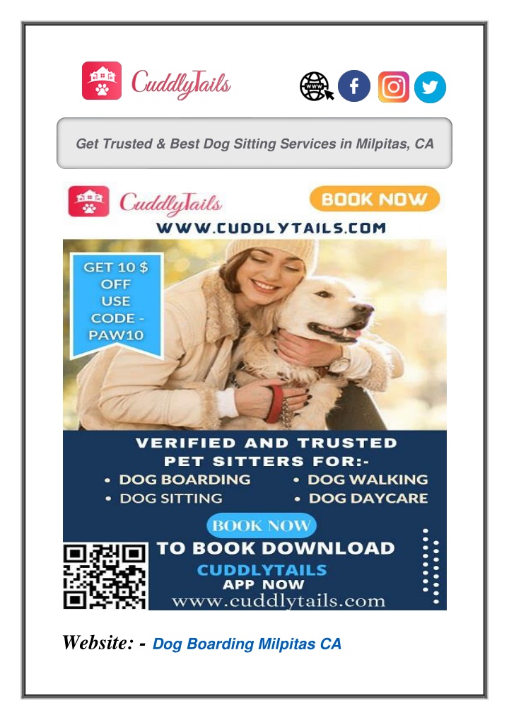 get trusted best dog sitting services in milpitas
