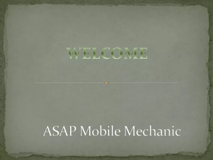 asap mobile mechanic