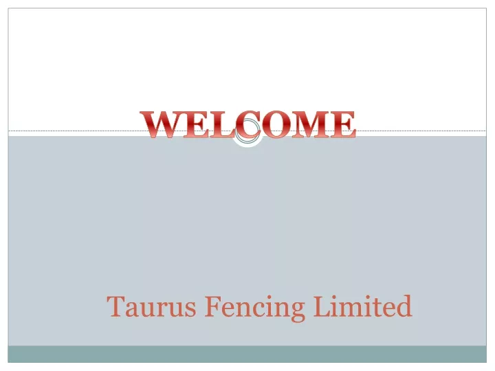 taurus fencing limited