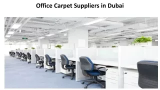 Office Carpet Suppliers in Dubai