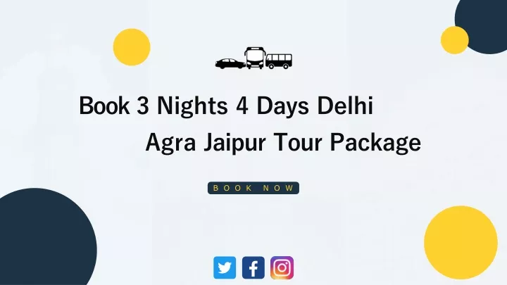 book 3 nights 4 days delhi agra jaipur tour