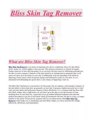 Shark Tank#1 Bliss Skin Tag Remover - Buyer Beware