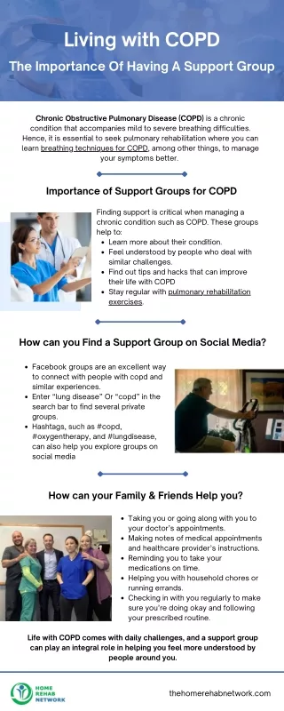 Living With COPD - The Importance Of Having A Support Group