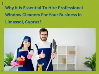Why Is It Essential To Hire Professional Window Cleaners For Your Business in Limassol, Cyprus
