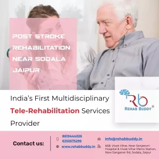 Post Stroke Rehabilitation Near Sodala Jaipur - Rehab Buddy