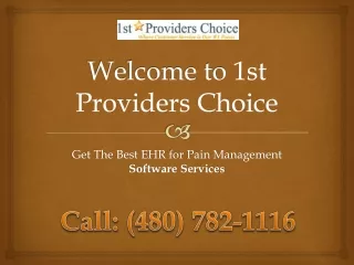 Best EHR for Pain Management Online in United States