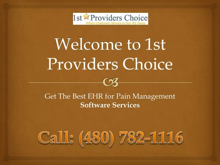 welcome to 1st providers choice