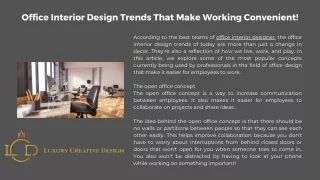 Office Interior Designer | Interior Designer In Dubai