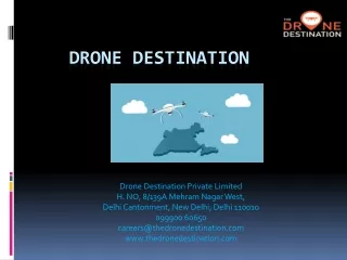 Drones for Agriculture in India