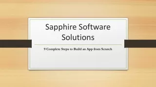 sapphire software solutions