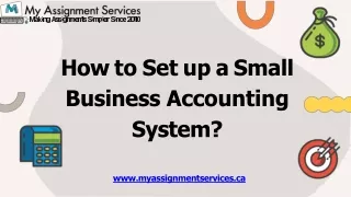 How to Set up a Small Business Accounting System?