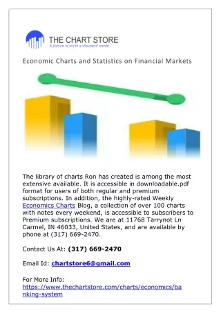 economic charts and statistics on financial markets