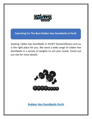 searching for the best rubber hex dumbbells