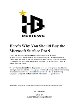 here s why you should buy the microsoft surface